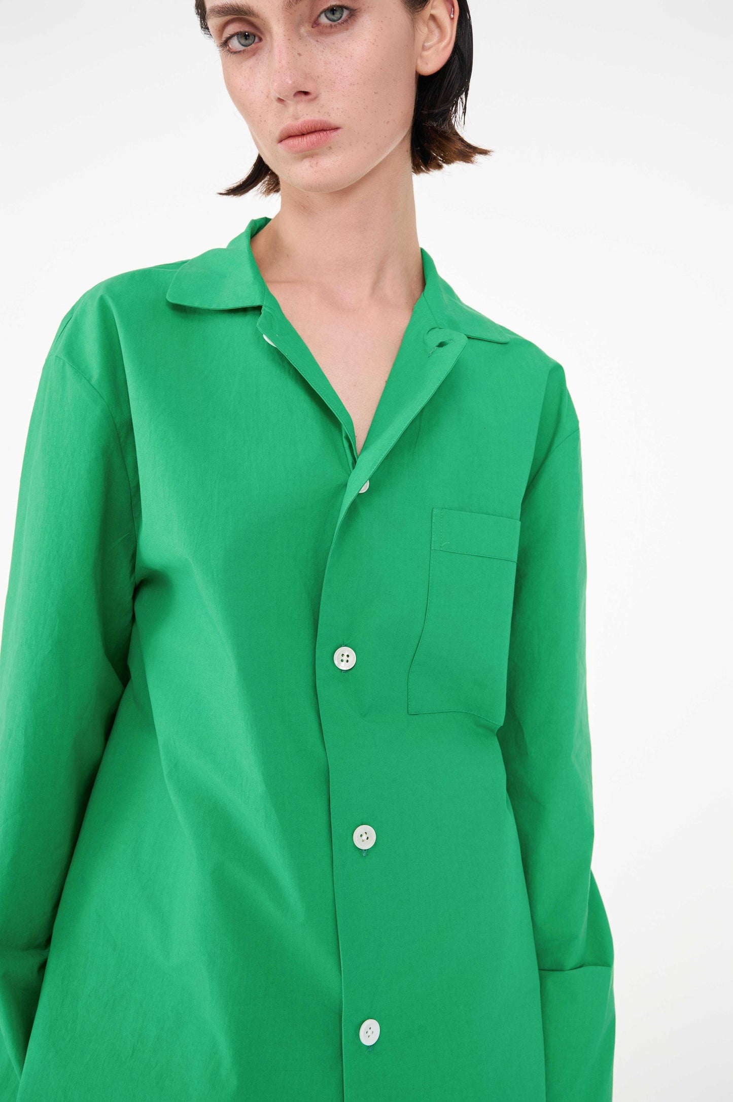 Poplin long-sleeved loungewear