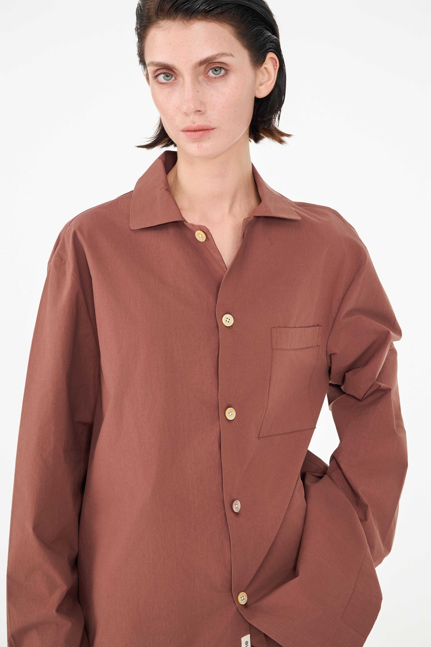 Poplin long-sleeved loungewear